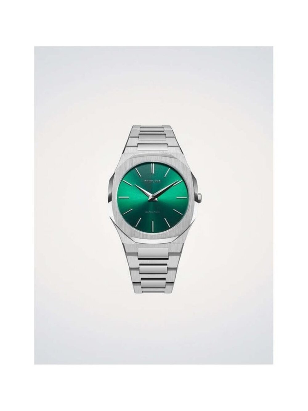 NWT D1 Milano Core Quartz Green Dial Men's Watch